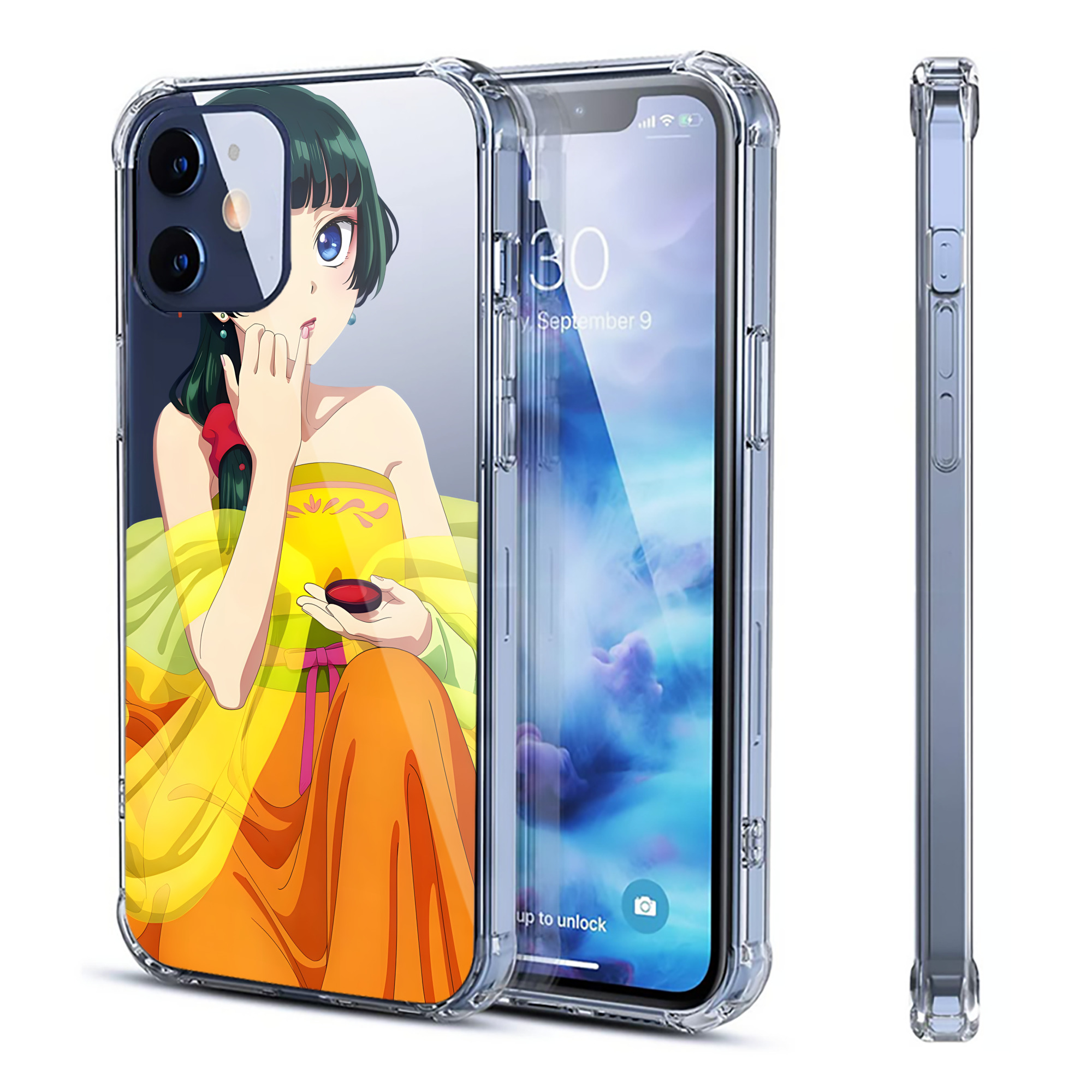 （画像用） 薬屋のひとりごと The Apothecary Diaries 【iPhone 12シリーズ対応】透明スマホケース（クリアソフトケース）
